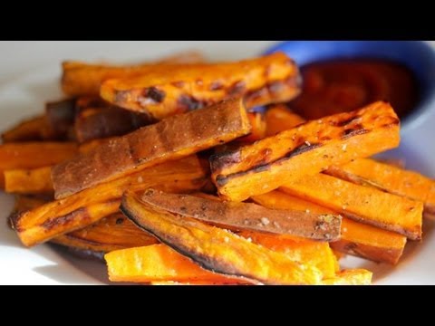 Baked Sweet Potato Fries: Clean Eating Recipe - UCj0V0aG4LcdHmdPJ7aTtSCQ