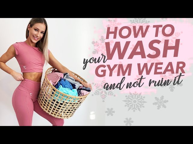 How to Wash Sports Clothes in Washing Machine?