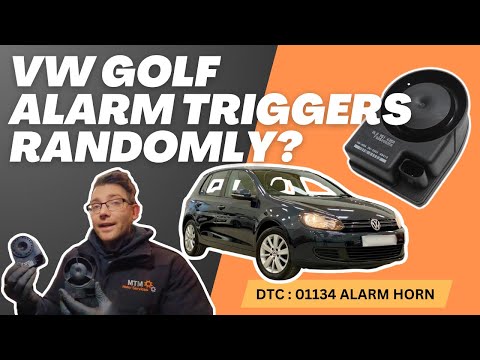 Como substituir a sirene do alarme da Volkswagen Golf