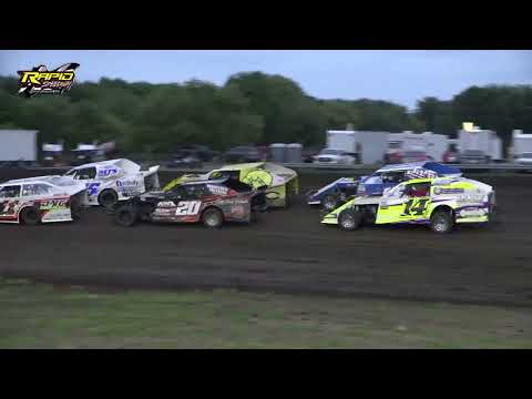 B-Modified | Rapid Speedway | 7-9-2021 - dirt track racing video image