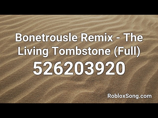 Roblox Bonetrousle Dubstep Music ID