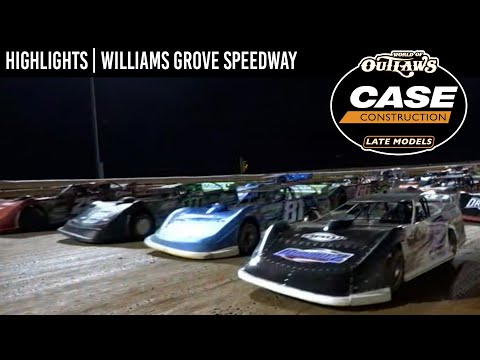 World of Outlaws CASE Late Models at Williams Grove Speedway August 19, 2022 | HIGHLIGHTS - dirt track racing video image
