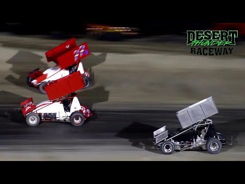 Desert Thunder Raceway 360 Sprint Car Main Event 5/21/22 - dirt track racing video image