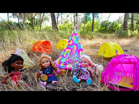 Elsa and Anna toddlers camping adventure - UCB5mq0ucfGe9dNCIC0s41QQ