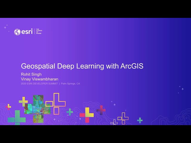 Deep Learning with Esri