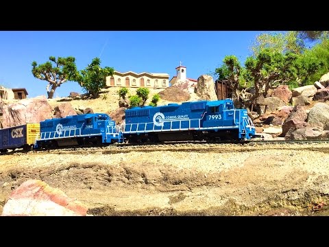 RC ADVENTURES - G Scale Model Train Exhibit - Palm Springs, California - UCxcjVHL-2o3D6Q9esu05a1Q