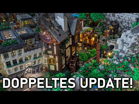Doppeltes Update: Brick Bank nun wirklich fertig! Dazu Altstadt! • BRICK WORLD LEGO® UPDATE (388)