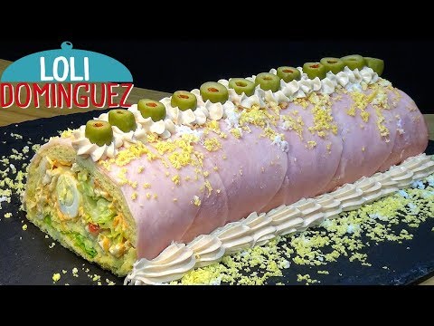 Tronco salado de pollo ESPECIAL PARA NAVIDAD. Recetas paso a paso, tutorial. Loli Domínguez - UC5ONfXPjWgqElh0NZaRJ1tg