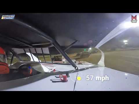 #87 Justin Pike - Midwest Mod - 7-12-2025 Springfield Raceway - In Car Camera - dirt track racing video image