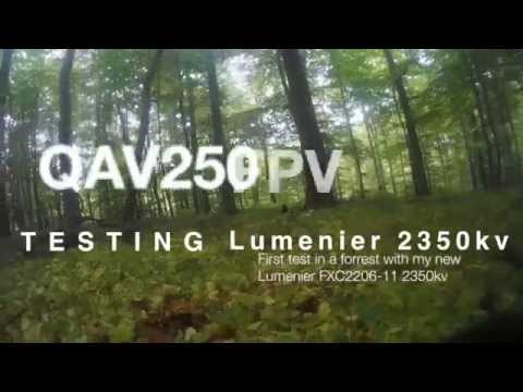 Lumenier 2350kv test in forrest on my QAV250 FPV - UCnMVXP7Tlbs5i97QvBQcVvw