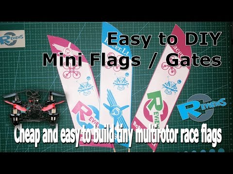DIY mini multirotros Flags/gates Cheap and easy to build - UCv2D074JIyQEXdjK17SmREQ