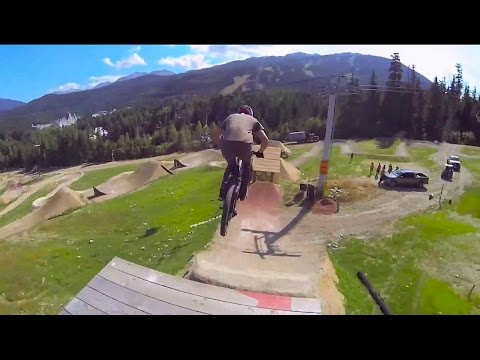 MTB slopestyle course preview w/ Brandon Semenuk - Red Bull Joyride 2014 - UCblfuW_4rakIf2h6aqANefA