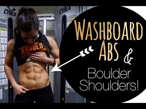 WASHBOARD ABS & BOULDER SHOULDERS/ 2016 Arnold AU with Live Fit Apparel - UC-07j8SBVA5mHbiNWe2-jcw