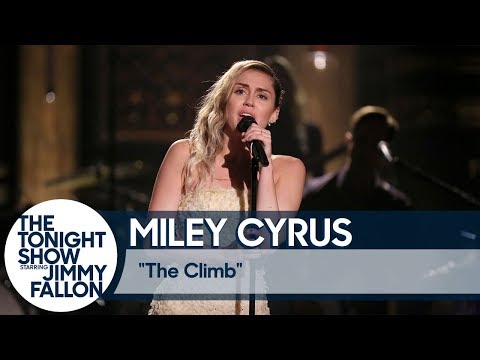 Miley Cyrus Closes The Tonight Show with "The Climb" - UC8-Th83bH_thdKZDJCrn88g