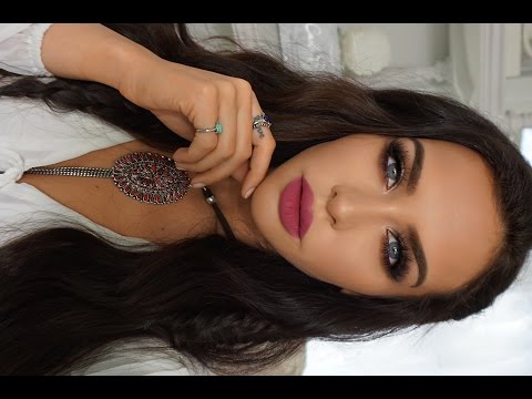 BOHO CHIC Makeup & Hair Tutorial | Carli Bybel - UC21yq4sq8uxTcfgIxxyE9VQ