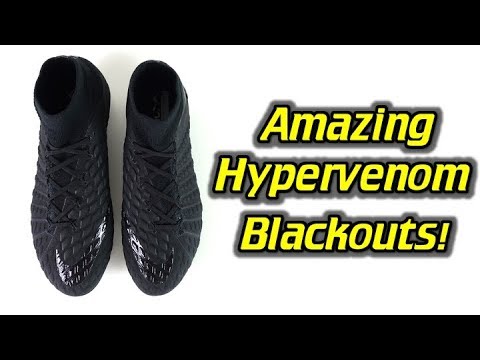 Black on Black! - Nike Hypervenom Phantom 3 DF (Blackout Academy Pack) - Review + On Feet - UCUU3lMXc6iDrQw4eZen8COQ