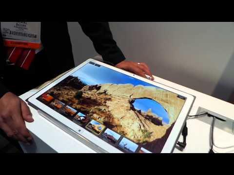 Hands on with the Panasonic 20-inch 4K Windows 8 tablet - UC8wXC0ZCfGt3HaVLy_fdTQw