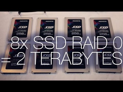 8xSSD's in RAID 0 and 16TB NAS drive ft. LSI, ADATA SP920, and WD RED - UCjTCFFq605uuq4YN4VmhkBA