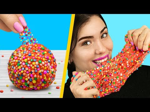 Adding Too Many Ingredients Into Slime! 8 Edible Candy Slime Pranks! - UCWwqHwqLSrdWMgp5DZG5Dzg