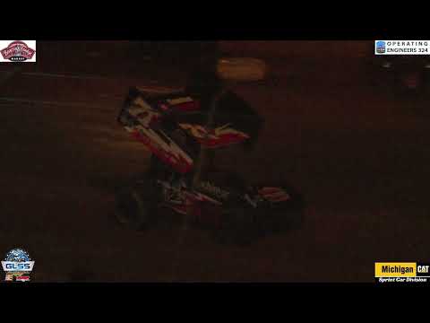 8.2.2024 GLSS MichiganCAT A-Main Tri-City Motor Speedway - dirt track racing video image