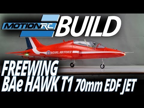 Freewing BAe Hawk T1 70mm EDF Jet - Build Video - MotionRC - UCubk5oFcnH0G47QJsj22fKw