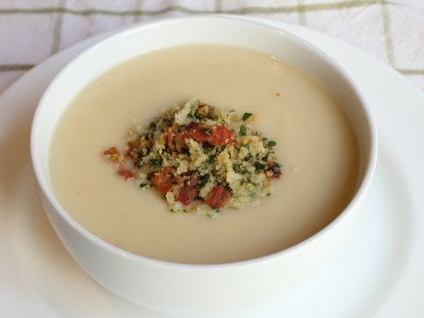 Cream of Cauliflower Soup with Bacon Gremolata - UCRIZtPl9nb9RiXc9btSTQNw