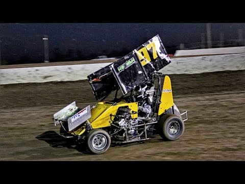 Power 600 Series Restricted Wing Micro Main At Central Arizona Speedway March 26th 2022 - dirt track racing video image