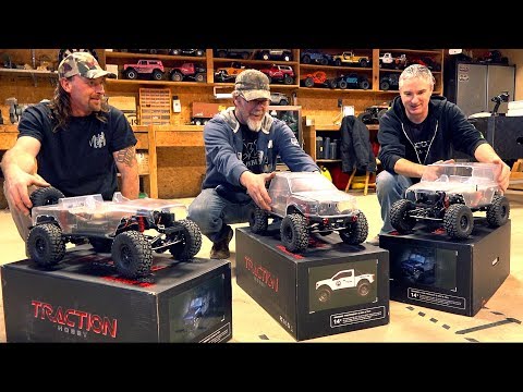 SURPRISING FRIENDS w/ 3 NEW TRAIL TRUCKS! TRACTION HOBBY CRAGSMAN 1:8 JEEP & RAPTOR | RC ADVENTURES - UCxcjVHL-2o3D6Q9esu05a1Q