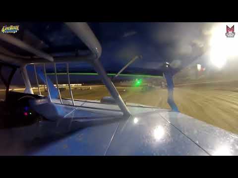 #19 Nathan Schwartze - POWRi B-Mod - 7-8-2023 Lake Ozark Speedway - In Car Camera - dirt track racing video image