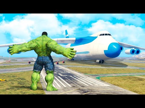 GTA 5 Mods - Hulk vs Plane - UCAbdeLiTPdjk1X2TY_ZdLDw