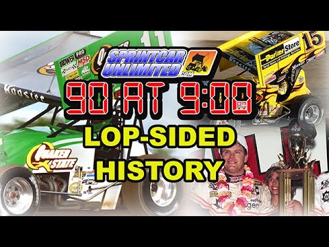 SprintCarUnlimited 90 at 9 for Tuesday, March 25th: Most lop-sided point chases in Outlaws history - dirt track racing video image