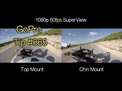 GoPro Helmet Mount: Top vs Chin Comparison - GoPro Tip #365 - UCTs-d2DgyuJVRICivxe2Ktg