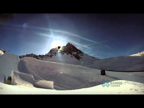 GoPro HD: Eric Willett Snowboard Slopestyle TV Course Preview - Winter X Games Europe 2012 - UCqhnX4jA0A5paNd1v-zEysw