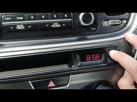 Come impostare l'orario corretto della Kia Optima 3