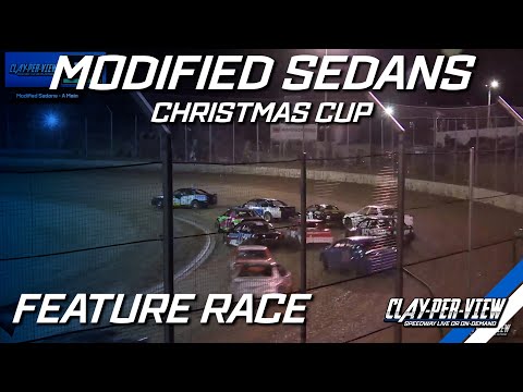 Modified Sedans | Christmas Cup - Avalon - 26th Dec 2024 | Clay-Per-View - dirt track racing video image