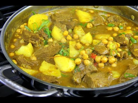 Curry Beef With Potato & Chickpeas - Tasty Tuesday's | CaribbeanPot.com - UCJPL-KaRXesxML5G4xrfUAg