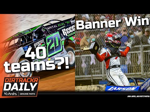 Come for the late models, stay for the banner conspiracy chat - dirt track racing video image