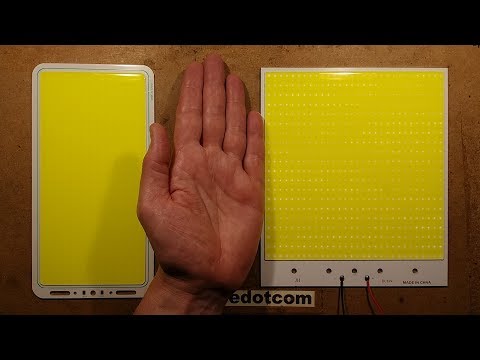 Even BIGGER "200W" COB LED panel tests. - UCtM5z2gkrGRuWd0JQMx76qA