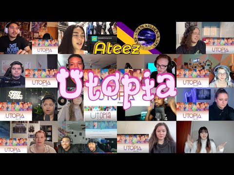 ATEEZ (에이티즈) - 'UTOPIA' (Color Coded Lyrics) REACTION MASHUP