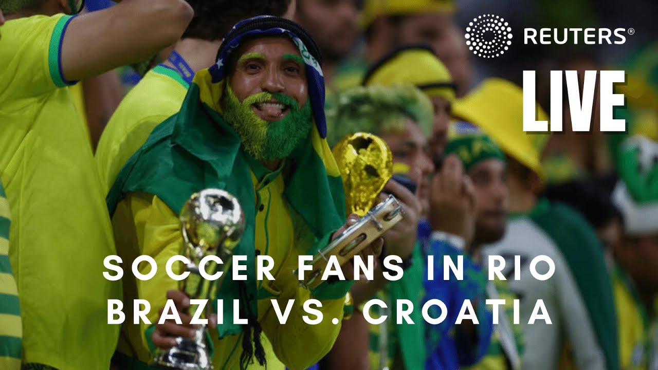 LIVE: Soccer fans in Rio de Janeiro watch Brazil vs. Croatia