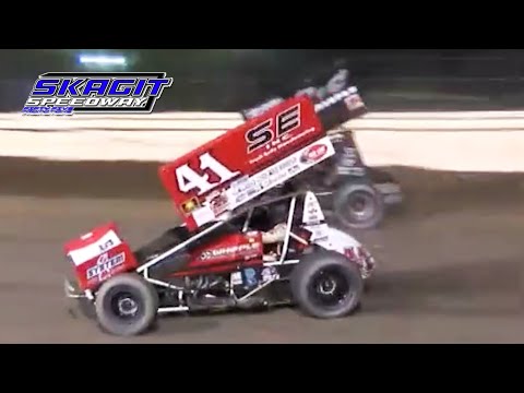 410 Sprint Car Feature | Dirt Cup Night 2 at Skagit Speedway - dirt track racing video image