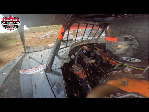 Lucas Oil Late Model Dirt Series | #11 - Josh Rice - Heat Race | Atomic Speedway - dirt track racing video image