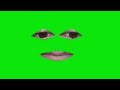 Face build with Screen free of use #greenscreen #gif #image #animation.240p
