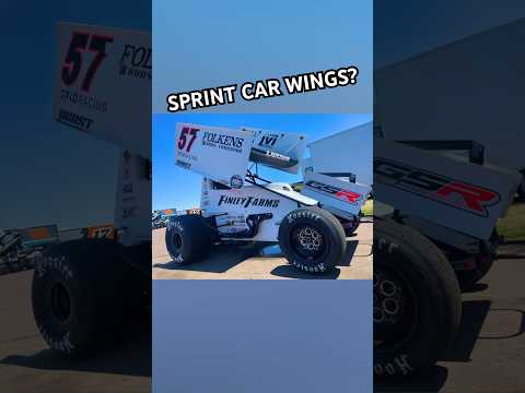 SPRINT CARS WINGS ARE NOT THE SAME - dirt track racing video image