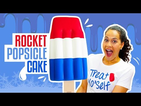 How To Make A GIANT Rocket Popsicle CAKE for Independence Day | Yolanda Gampp | How To Cake It - UCvM1hVcRJmVWDtATYarC0KA