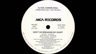 (1994) Elton John & RuPaul - Don't Go Breaking My Heart [Roger Sanchez Dub RMX]