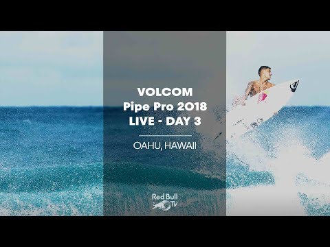 Surfing LIVE - Volcom Pipe Pro 2018 - Day 3 - UCblfuW_4rakIf2h6aqANefA