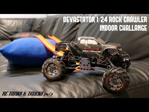 1/24 Mini RC Rock Crawler HBX DEVASTATOR - Indoor Crawling Challenge - UC1JRbSw-V1TgKF6JPovFfpA