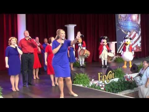 Voices of Liberty "The National Anthem", 4th of July Concert at Epcot w/ Mickey, Donald, Goofy, WDW - UCe-gHr2O_LP7t0YJYHZQZlg