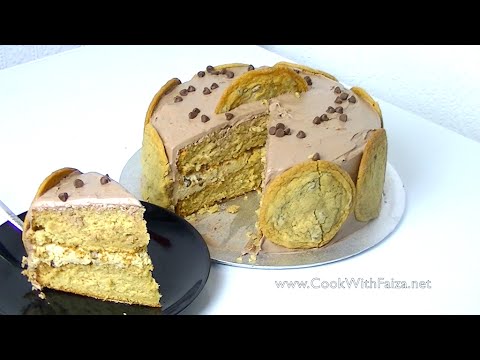 COOKIE DOUGH CAKE *COOK WITH FAIZA* - UCR9WXUxcp0bR9OWi5ersIHw